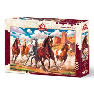 Puzzle: Running Wild in the Valley - 1000 pz - Art Puzzle 4224 - Box