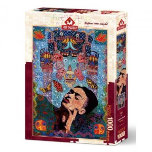 Puzzle Alfredo Arreguin: Frida - 1000 pz - Art Puzzle 4228 - Box