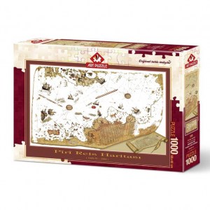 Puzzle Zafer Kizilkaya: The Piri Reis Map - 1000 pz - Art Puzzle 4308 - Box