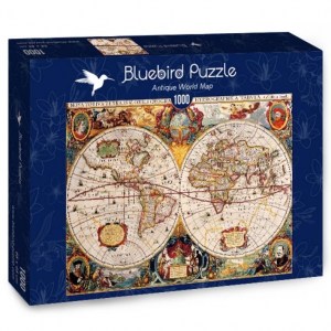 Antique World Map - 1000 pz - Bluebird 70246-P - box