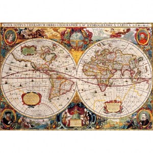 Antique World Map - 1000 pz - Bluebird 70246-P