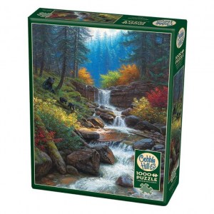 Puzzle: Cascata di montagna - 1000 pz - Cobble Hill 80230 - box
