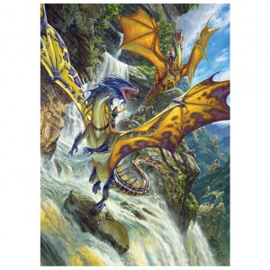 Puzzle Matthew Stewart: Waterfall Dragons - 1000 pz - Cobble Hill 80105