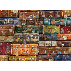 Puzzle: Luggage - 1000 pz - Cobble Hill 80195