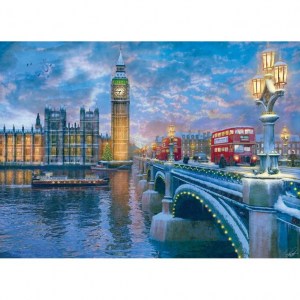 Puzzle Christmas Eve in London - 1000 pz - Eurographics 6000-0916