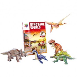 Il Mondo dei Dinosauri - Puzzle 3D