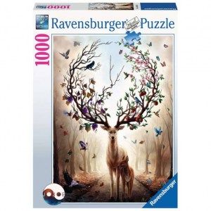 Puzzle Jonas Jodice: Cervo magico - 1000 pz - Ravensburger 15018 - Box