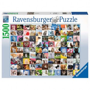 Puzzle: 99 Gatti - 1500 pz - Ravensburger 16235 - Box