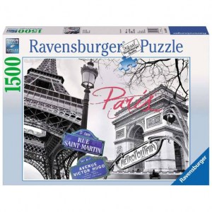 Puzzle: A Parigi - 1500 pz - Ravensburger 16296 - Box