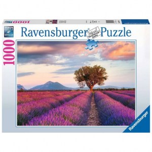 Puzzle Ramon Door: Campi di lavanda - 1000 pz - Ravensburger 16724 - Box