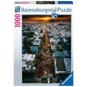 Puzzle Henry Do: San Francisco Lombard Street - 1000 pz - Ravensburger 16732 - Box