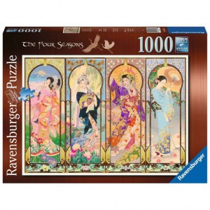 Puzzle Haruyo Morita: Le quattro stagioni - 1000 pz - Ravensburger 16768 - Box