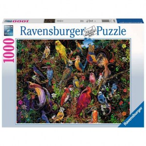 Puzzle Martin Sati: Uccelli d'arte - 1000 pz - Ravensburger 16832 - Box