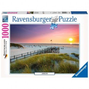 Puzzle Tramonto su Amrum - 1000 pz - Ravensburger 19877 - Box