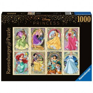 Puzzle Disney: Principesse dell'Art Nouveau - 1000 pz - Ravensburger 16504 - Box