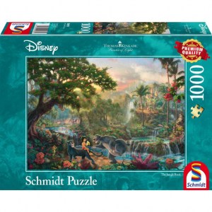 Puzzle Thomas Kinkade: Disney Libro della giungla - 1000 pz - Schmidt 59473 - Box