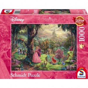 Puzzle Thomas Kinkade: Disney La Bella addormentata nel bosco - 1000 pz - Schmidt 59474 - Box