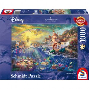 Puzzle Thomas Kinkade: Disney La Sirenetta - 1000 pz - Schmidt 59479 - Box