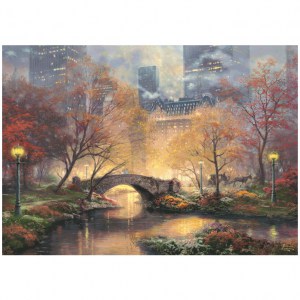 Puzzle Thomas Kinkade: Central Park in autunno - 1000 pz - Schmidt 59496