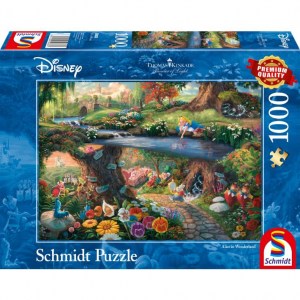Puzzle T. Kinkade: Disney Alice nel paese delle meraviglie - 1000 pz - Schmidt 59636 - Box