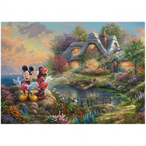 Puzzle T. Kinkade: Disney Topolino e Minni - 1000 pz - Schmidt 59639