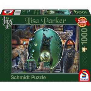 Puzzle Lisa Parker: Gatti magici - 1000 pz - Schmidt 59665 - Box