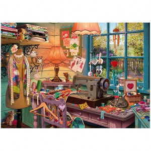 Puzzle Steve Read: In the sewing room - 1000 pz - Schmidt 59654