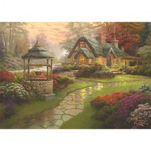 Puzzle Thomas Kinkade: Make a Wish Cottage - 1000 pz - Schmidt 58463