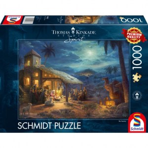 Puzzle: Thomas Kinkade - La Nascita - 1000 pz - Schmidt 59676 - Box