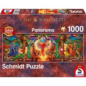 Puzzle Ciro Marchetti: Kingdom of the firebird - 1000 pz - Schmidt 59615 - box