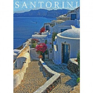 Puzzle Patrick Reid O'Brien: Santorini - 1000 pz - Schmidt 59584