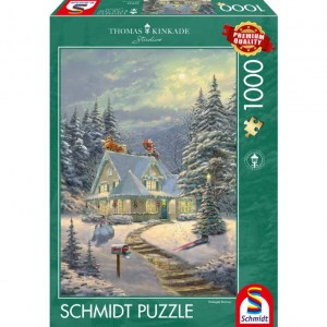 Puzzle Thomas Kinkade: A Christmas Eve - 1000 pz - Schmidt 59935 - box