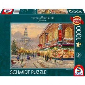 Puzzle Thomas Kinkade: A Christmas wish - 1000 pz - Schmidt 59936 - box