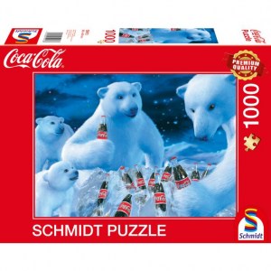Puzzle Coca Cola Polar Bears - 1000 pz - Schmidt 59913 - box