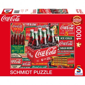 Puzzle Coca Cola Classic - 1000 pz - Schmidt 59914 - box