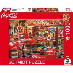 Puzzle Coca Cola Nostalgie-Shop - 1000 pz - Schmidt 59915 - box