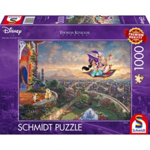 Puzzle T. Kinkade: Disney Aladdin - 1000 pz - Schmidt 59950 - Box