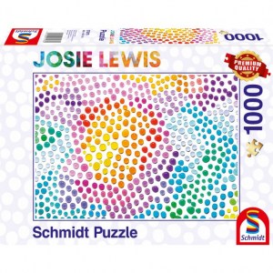 Puzzle Josie Lewis - Bolle di sapone colorate - 1000 pz - Schmidt 57576 - box
