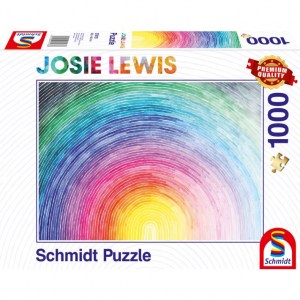 Puzzle Josie Lewis - Arcobaleno circolare - 1000 pz - Schmidt 57578 - box
