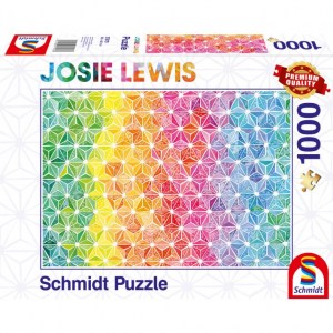 Puzzle Josie Lewis - Triangoli colorati - 1000 pz - Schmidt 57579 - box