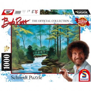 Puzzle Bob Ross - Ponte Isolato - 1000 pz - Schmidt 57536 - box