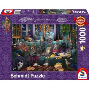 Puzzle Brigid Ashwood - Gatti in quarantena - 1000 pz - Schmidt 59989 - box