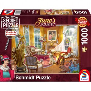 Puzzle June's Jorney - Salone della Tenuta di Orchidee - 1000 pz - Schmidt 59975 - box