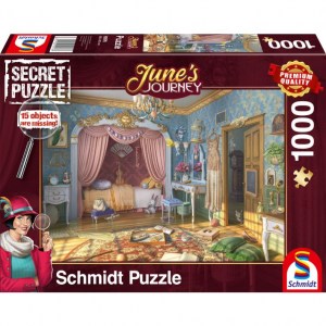 Puzzle June's Jorney - Camera da Letto di June - 1000 pz - Schmidt 59976 - box