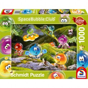 Puzzle SpaceBubble.Club - Arrivo nel bosco muschioso - 1000 pz - Schmidt 59942 - box