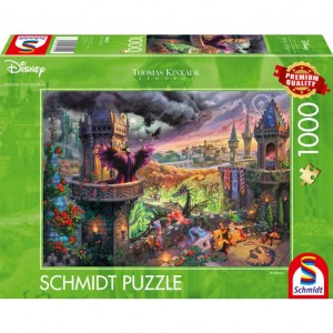 Puzzle Thomas Kinkade: Disney Maleficent - 1000 pz - Schmidt 58029 - Box