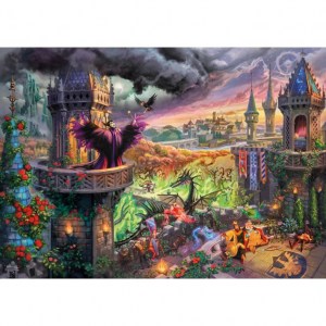 Puzzle Thomas Kinkade: Disney Maleficent - 1000 pz - Schmidt 58029