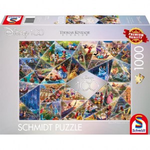 Puzzle Thomas Kinkade: Disney 100th Celebration, Mosaic - 1000 pz - Schmidt 57596 - Box
