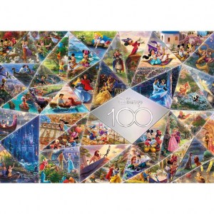 Puzzle Thomas Kinkade: Disney 100th Celebration, Mosaic - 1000 pz - Schmidt 57596