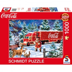 Puzzle Coca-Cola - Christmas Truck - 1000 pz - Schmidt 57598 - box